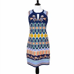 Laundry by Shelli Segal Multi Embroidery Dress Size 2